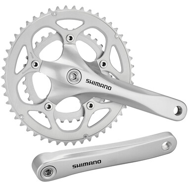SHIMANO FC-R345 9 Speed Chainset 34/50 Teeth Silver 0
